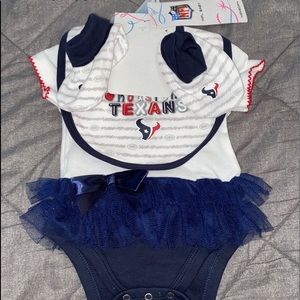 Houston Texans Newborn Outfit with bibs and socks